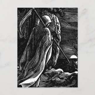 Santa Muerte (Mexican Grim Sensenmann) ca. 1939 Feiertagspostkarte