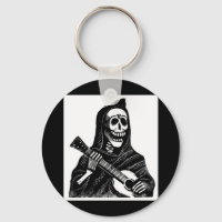 Santa Muerte (mexikanischer Grim-Sensenmann) Gitar