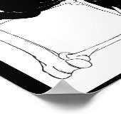 "Santa Muerte" (Mexikanischer Grimischer Sensenman Poster (Ecke)