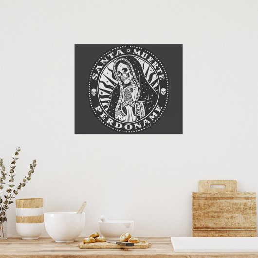 Santa Muerte Poster (Küche)