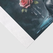 Santa Muerte Rising Decoupage Seidenpapier (Detail)