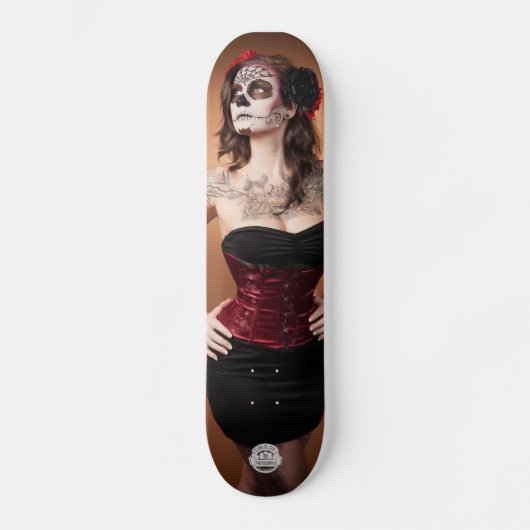 Santa Muerte Skateboard (Vorderseite)