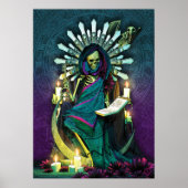Santa Muerte Tarot - Die Hohepriester Poster (Vorne)