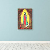 Santa Muerte Tarot - Heiliger Tod Leinwanddruck (Insitu (Holzboden))