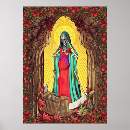 Santa Muerte Tarot - Heiliger Tod Poster (Vorne)