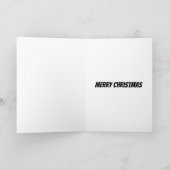 Santa Mugshot Card Feiertagskarte (Innenseite)