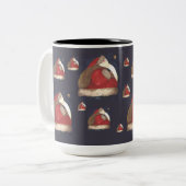 Santa multi - 2023 zweifarbige tasse (Vorderseite Links)