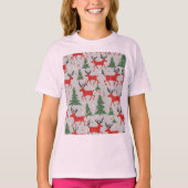 Santa n Reindeer T-Shirt (Vorderseite)