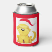 SANTA NAH PUPPY KOMMT IN STADT KANN COOLER DOSENKÜHLER (Kanne Rückseite)