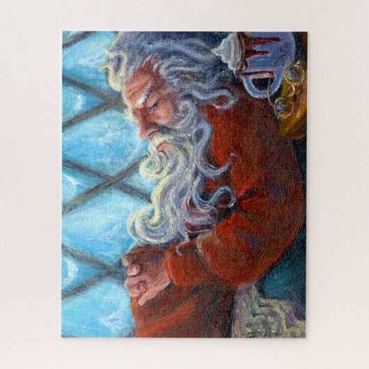 "Santa Napping" Jigsaw Puzzle (Vertikal)