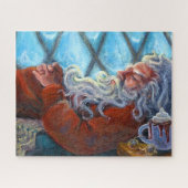 "Santa Napping" Jigsaw Puzzle (Horizontal)