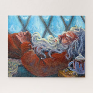 "Santa Napping" Jigsaw Puzzle