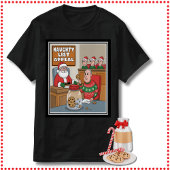 Santa Naughty List Cookdieb Ugly Sweater T-Shirt