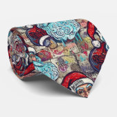 Santa Neck Tie Krawatte (Gerollt)