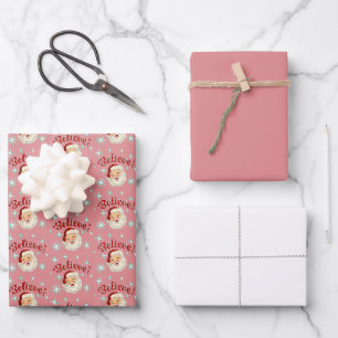 Santa Nein, 6 Glauben Geschenkpapier Set