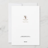 Santa & Neko Helper (Non-Download) Feiertagskarte (Rückseite)