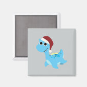 Santa Nessie Magnet (Vorderseite/Rückseite)