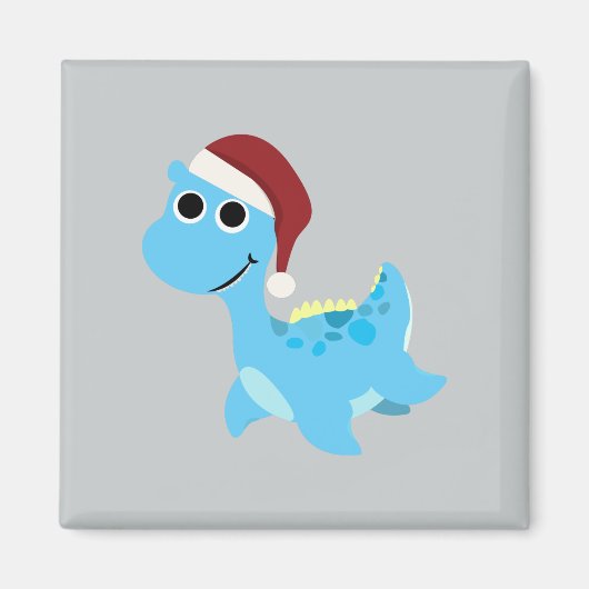 Santa Nessie Magnet (Vorne)