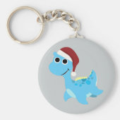 Santa Nessie Schlüsselanhänger (Vorne)