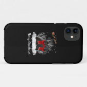 Santa Neufundland Couple Frohe Weihnachtsgeburt Ge Case-Mate iPhone Hülle (Rückseite (Horizontal))