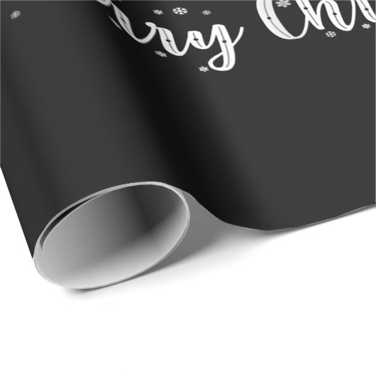 Santa Neufundland Couple Frohe Weihnachtsgeburt Ge Geschenkpapier (Rolleneckpunkt)