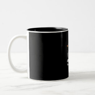 Santa Neufundland Couple Frohe Weihnachtsgeburt Ge Zweifarbige Tasse