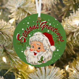 Santa No. 1 Ornament Aus Metall