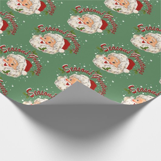 Santa No. 1 Season's Greetings Geschenkpapier (Ecke)
