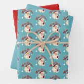 Santa No 4 Merry Christmas Geschenkpapier Set (Beispiel)