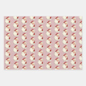 Santa No. 4 Packpapier Sheets Geschenkpapier Set (Vorderseite)