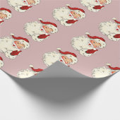Santa No. 4 Wrapping Paper Geschenkpapier (Ecke)