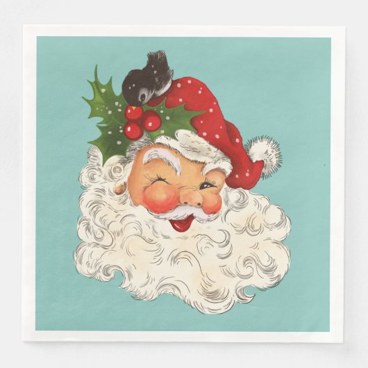 Santa No 5 Paper Dinner Napkins Serviette (Vorderseite)