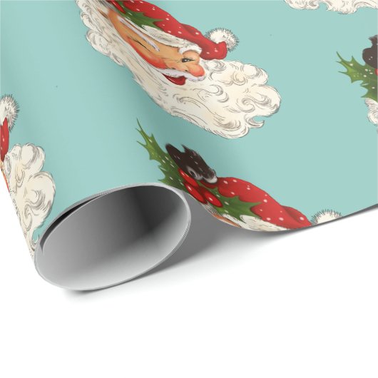 Santa No. 5 Wrapping Paper Geschenkpapier (Rolleneckpunkt)