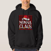 Santa Nonna Claus Familie Weihnachten Pajama Buffa Hoodie (Vorderseite)