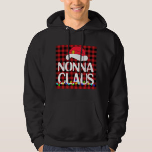 Santa Nonna Claus Familie Weihnachten Pajama Buffa Hoodie