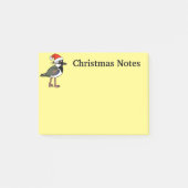 Santa Northern Lapwing Post-it Klebezettel (Vorderseite)