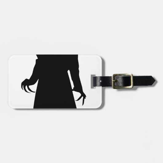 Santa nosferatu gepäckanhänger (Vorderseite horizontal)