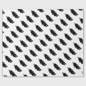 Santa nosferatu geschenkpapier (Flach)