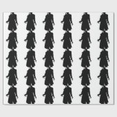 Santa nosferatu geschenkpapier (Flach)