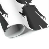 Santa nosferatu geschenkpapier (Rolleneckpunkt)