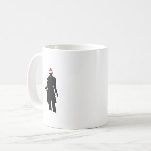 Santa nosferatu kaffeetasse (Vorderseite Links)