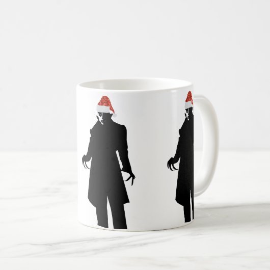 Santa nosferatu kaffeetasse (VorderseiteRechts)