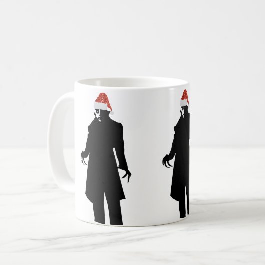 Santa nosferatu kaffeetasse (Vorderseite Links)