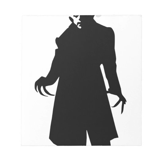 Santa nosferatu notizblock (Vorderseite)