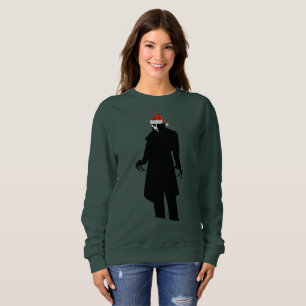 santa nosferatu weihnachten sweatshirt damen