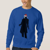 santa nosferatu xmas mens Sweatshirt (Vorderseite)
