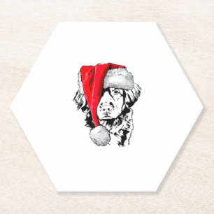 Santa Nova Scotia Duck Tolling Retriever Weihnacht Untersetzer