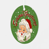 Santa Nr. 1 Ornament Aus Metall (Vorderseite links)