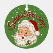 Santa Nr. 1 Ornament Aus Metall (Rückseite)