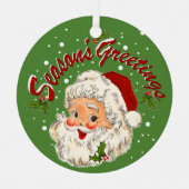 Santa Nr. 1 Ornament Aus Metall (Vorderseite)